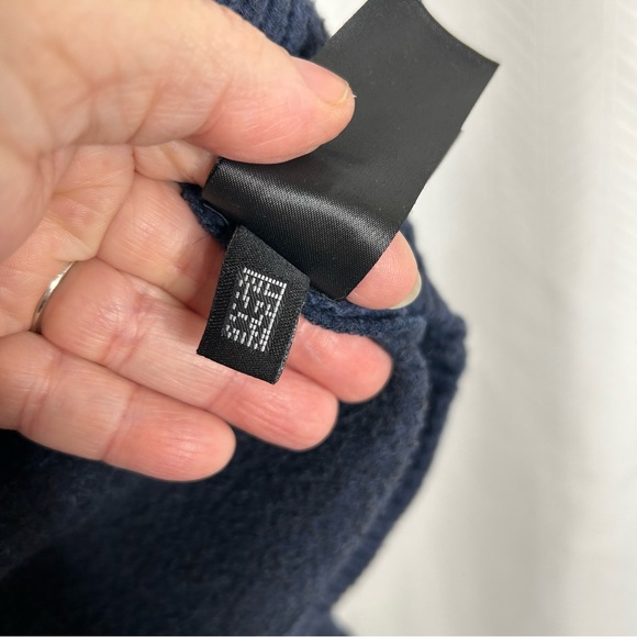 Ted Baker blue button and zipper up cardigan fleece lined - Picture 5 of 8